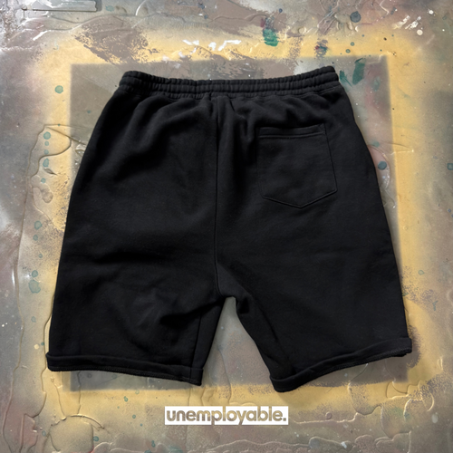 capsule 002 fleece shorts - black